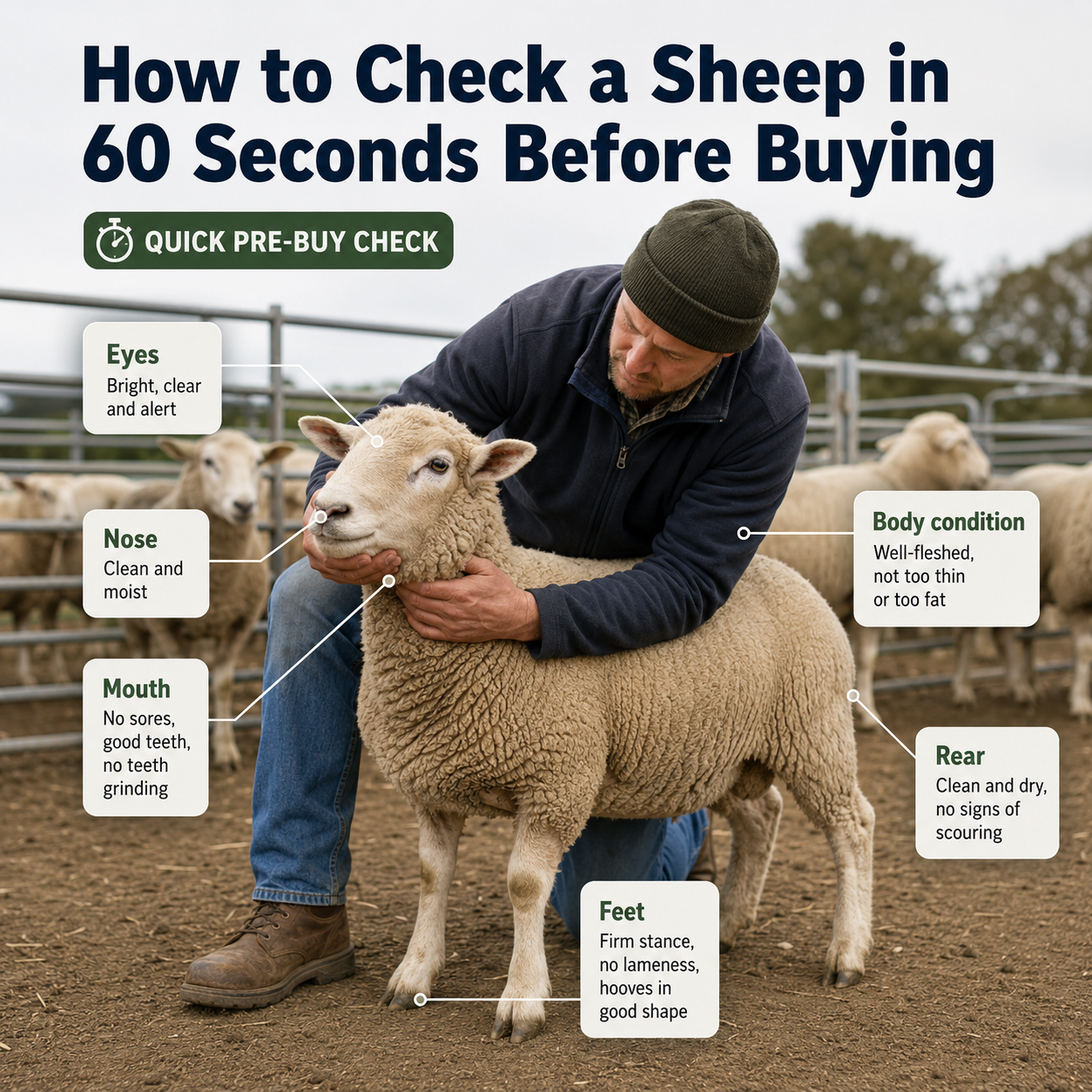 How to Check a Sheep in 60 Seconds Before Buying illustration
