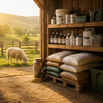 Stock management module visual in HerdDeck Shepherd